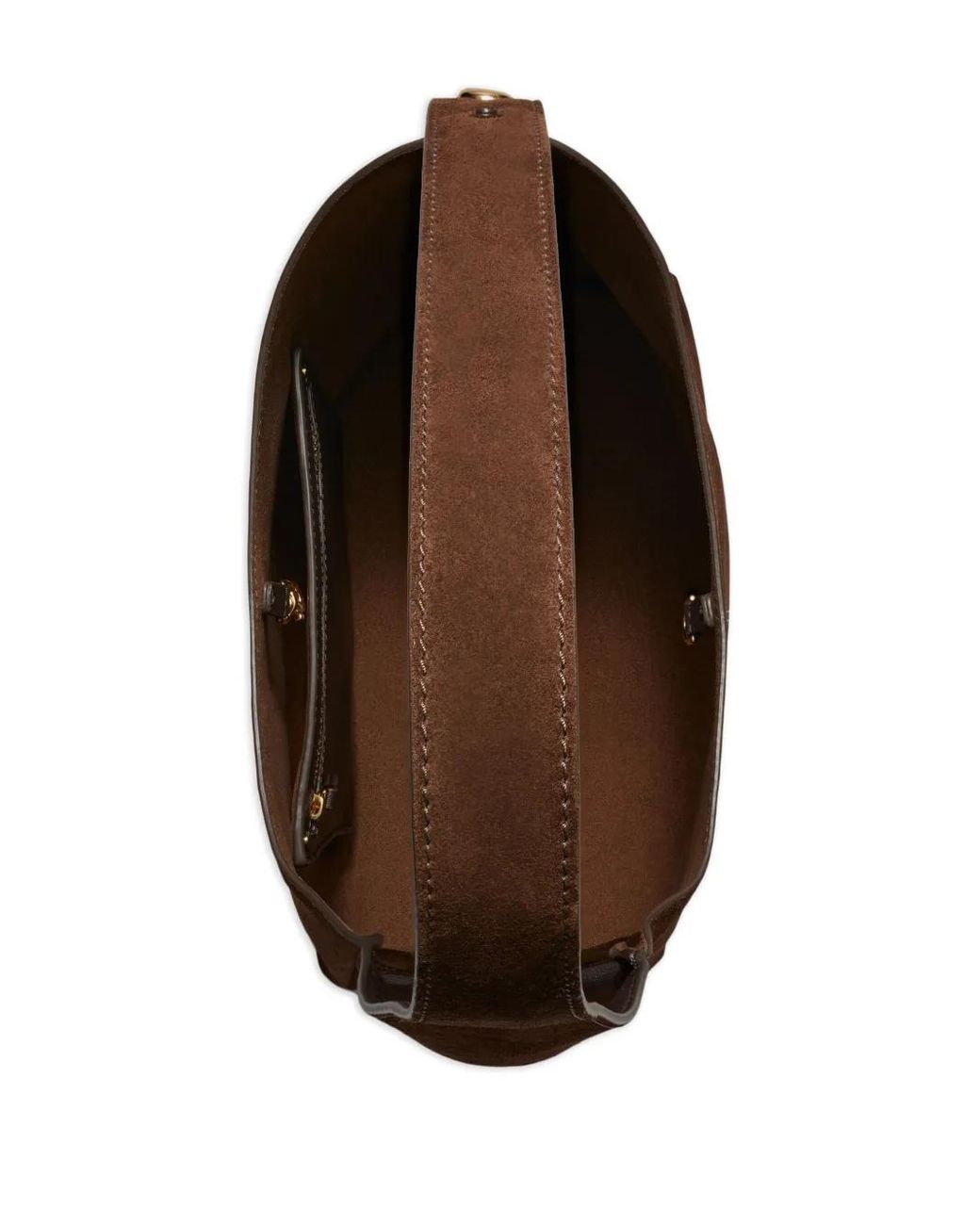 Tory Burch Brown Dark Suede Shoulder Bag