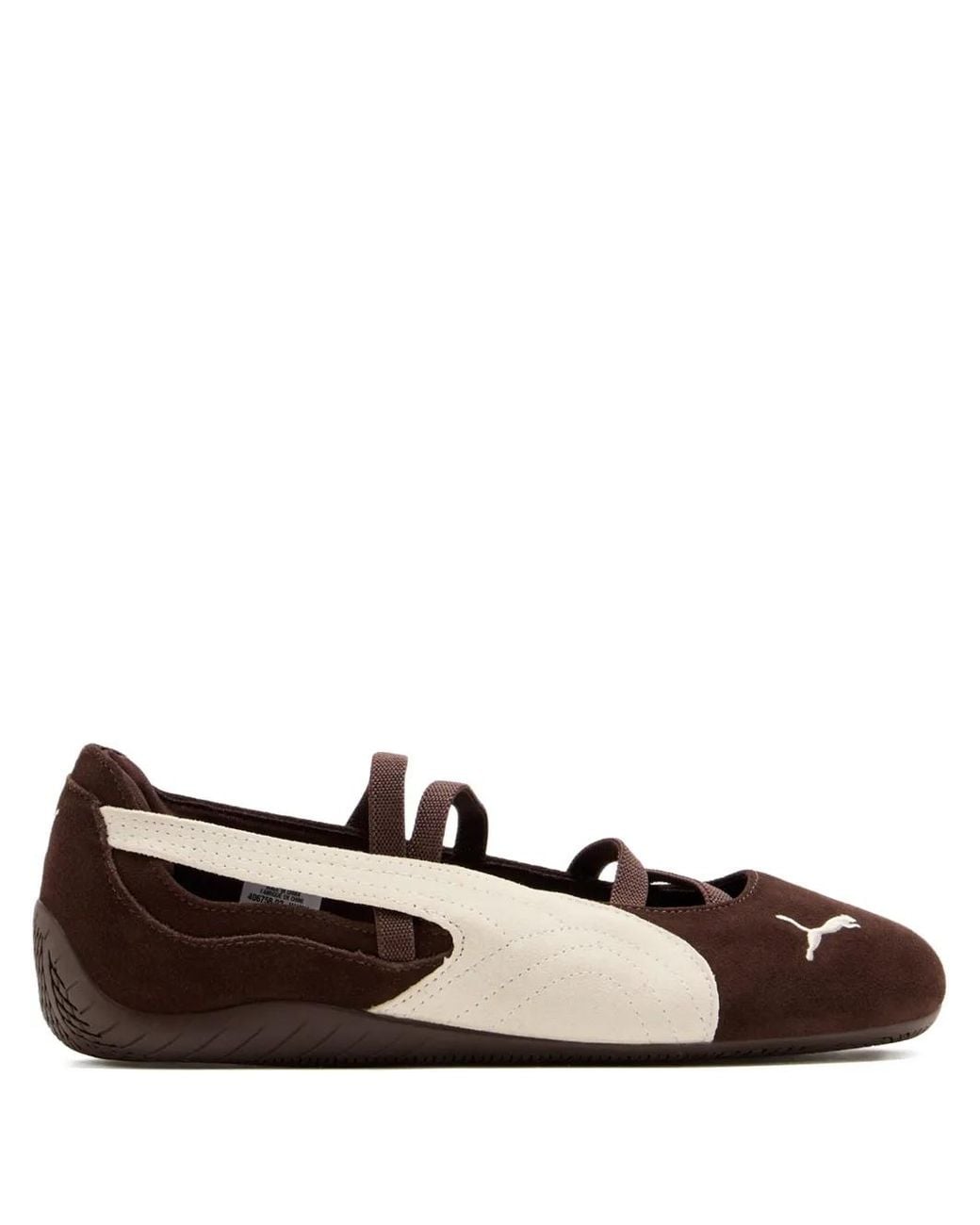 PUMA Brown Suede Ballet Flats