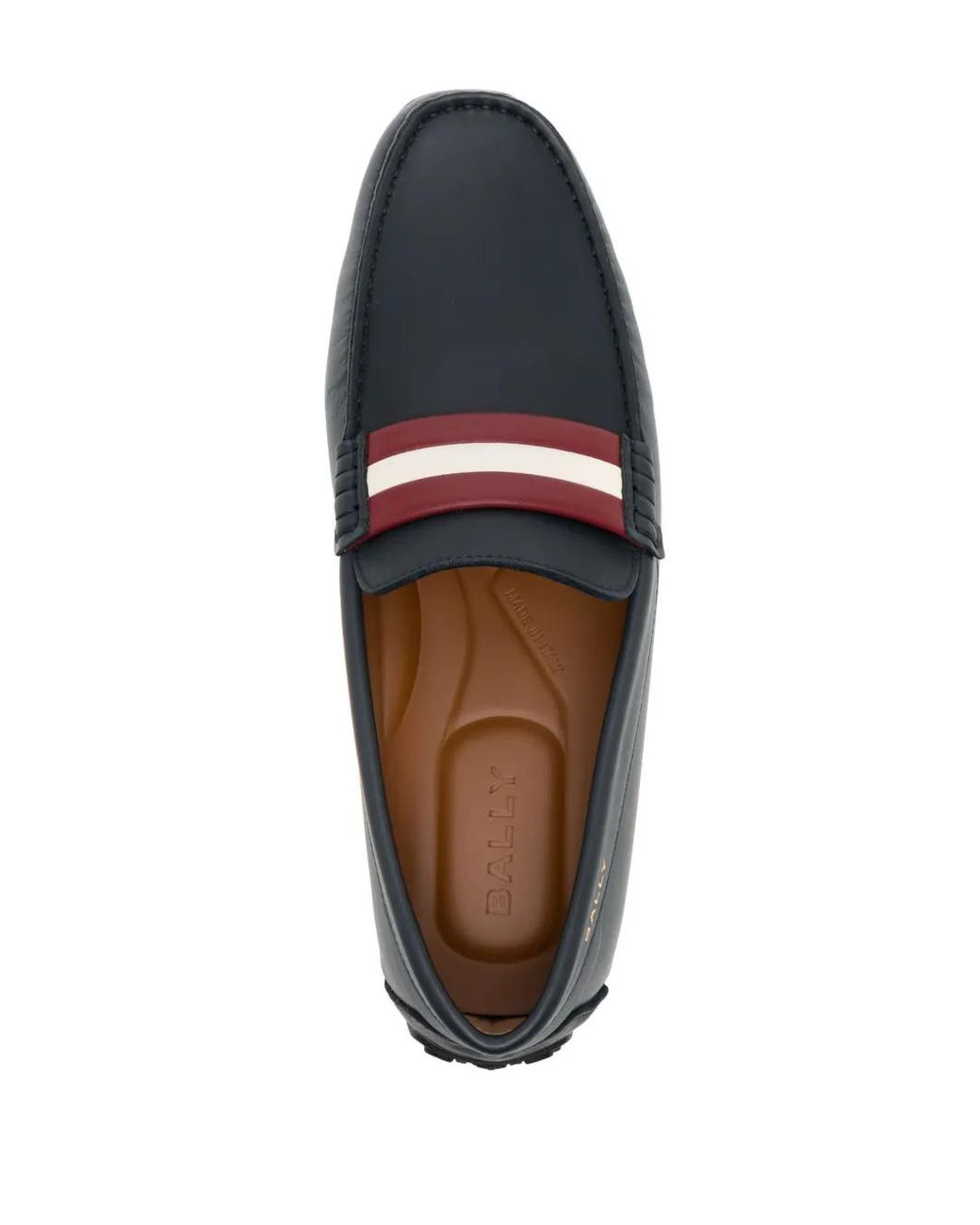 Bally Black Pilot Leather Loafers for men