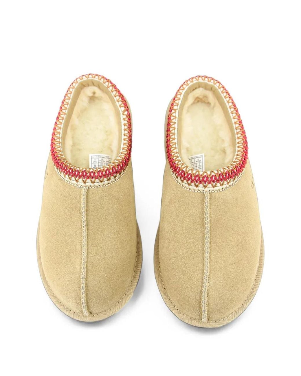 Ugg Natural Tasman Embroidered Slippers
