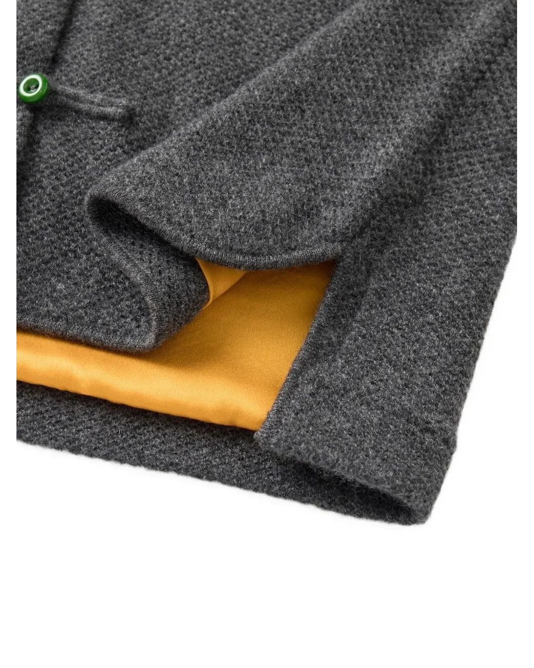 Shanghai Tang Gray Cashmere Cardigan
