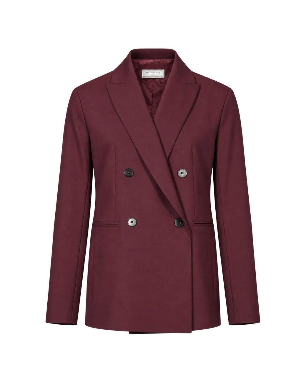 Antonelli Purple Double-Breasted Blazer