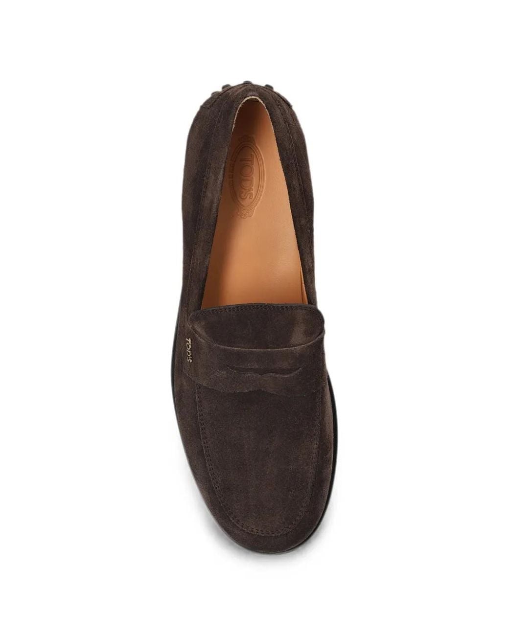Tod's White Leather Loafers