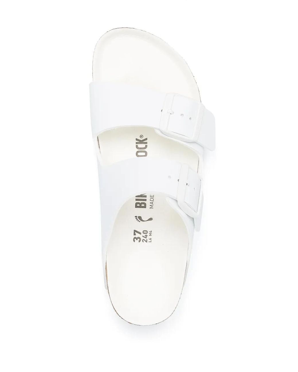 Birkenstock White Arizona Birko-flor