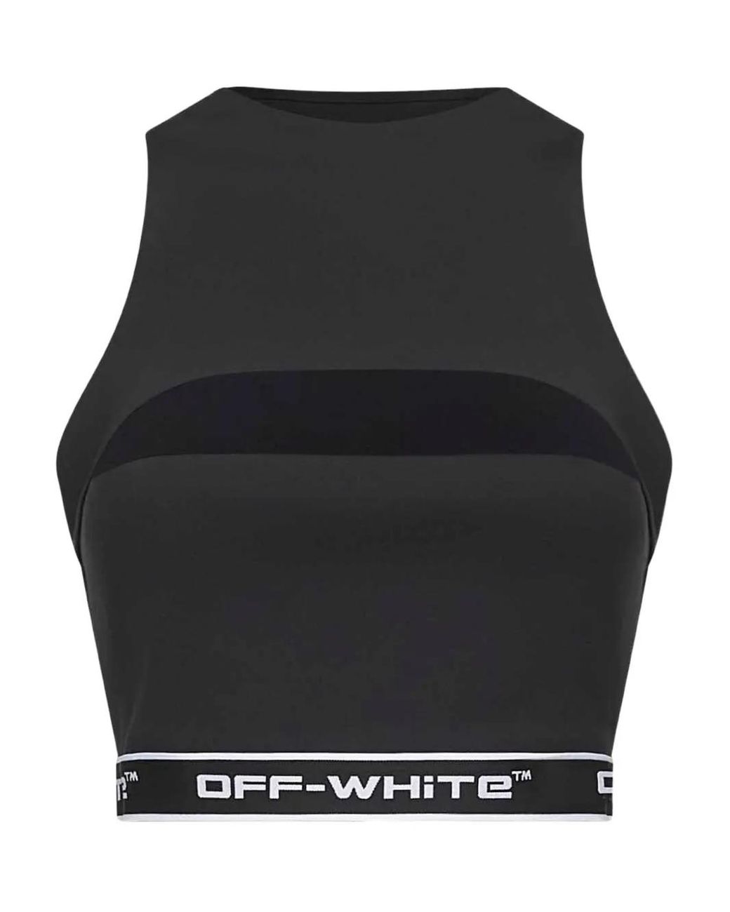 Off-White c/o Virgil Abloh Black Sleeveless Tops
