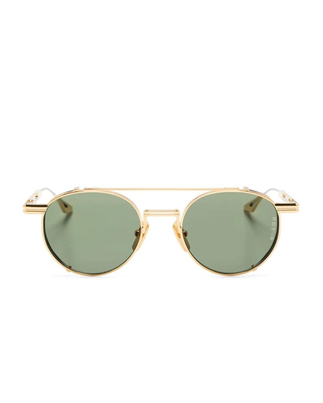 Dita Eyewear Green Round-Frame Sunglasses