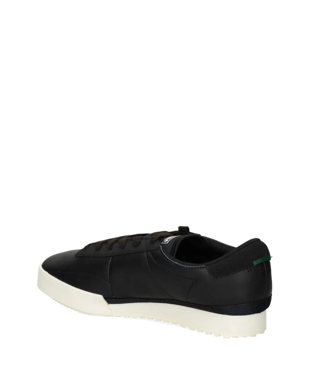 Lacoste Black Aura Leather Sneakers for men