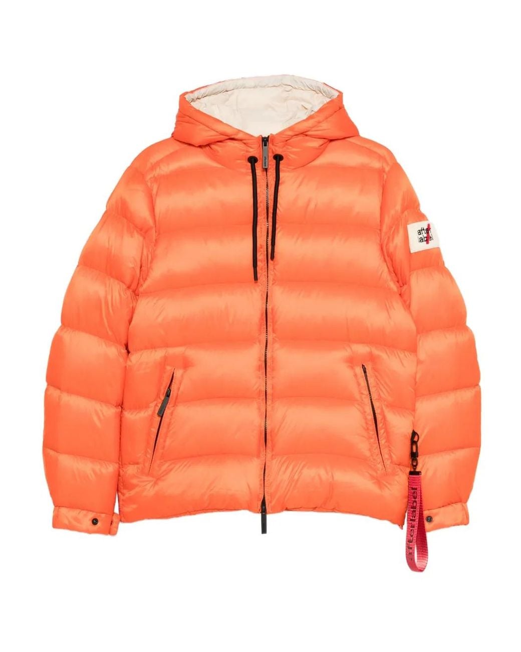 AFTER LABEL Orange Hooded Jacket for men