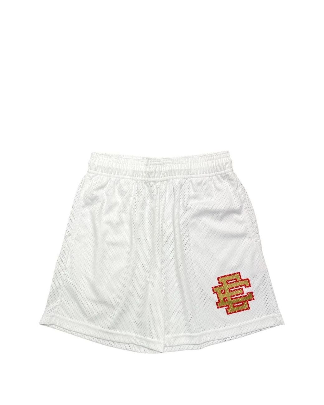 Eric Emanuel White Logo-Detail Shorts for men