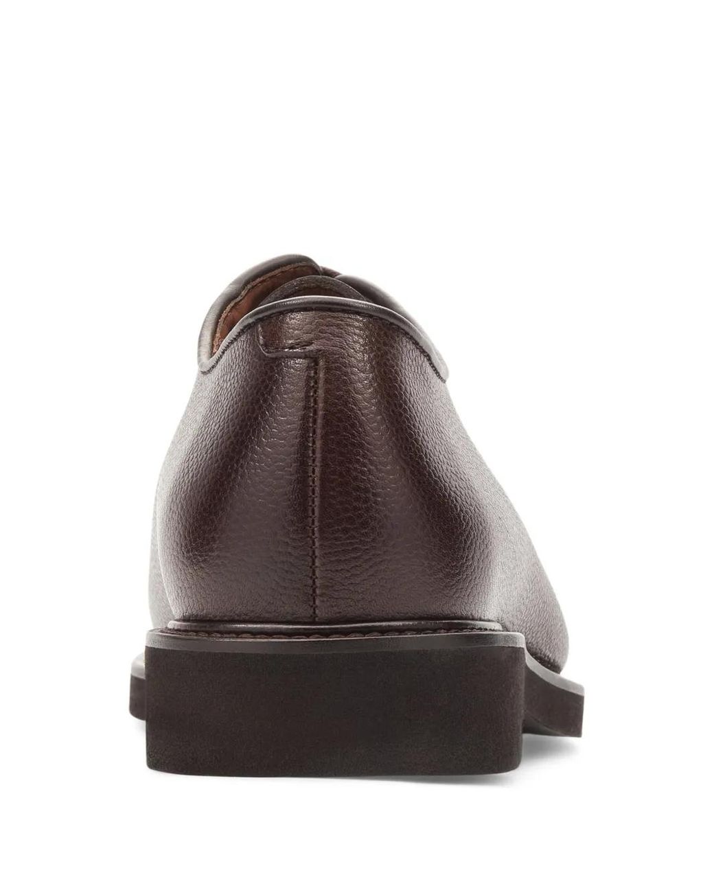 Lottusse Brown Baltimore Leather Derby Shoes for men