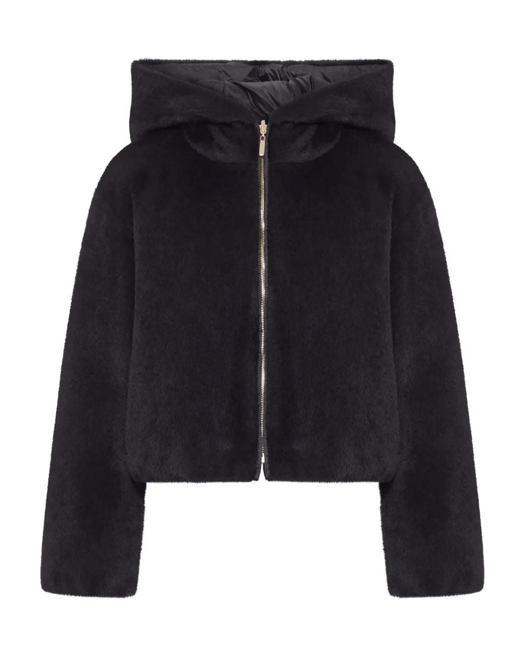 Max Mara Blue Olly Reversible Cropped Jacket