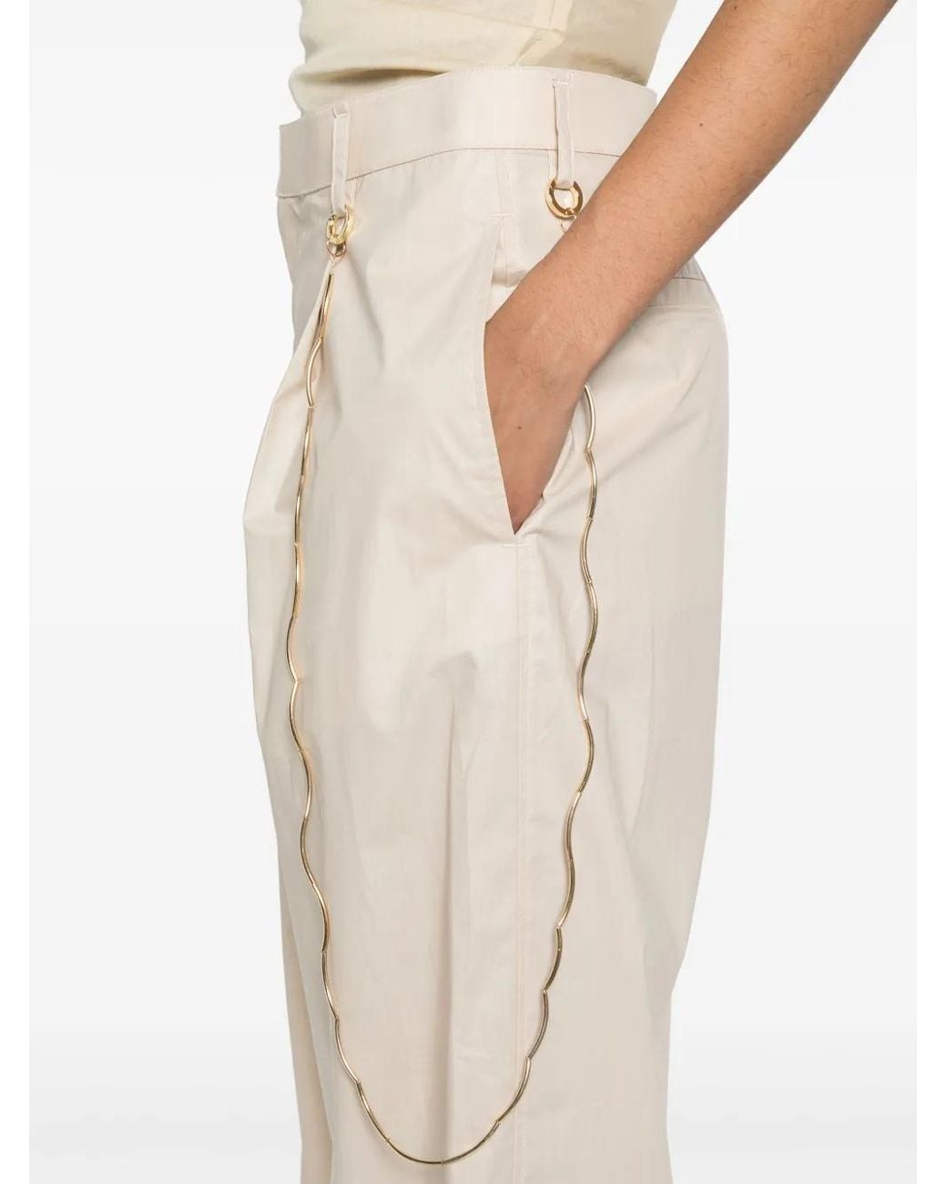 DARKPARK White Danielle Trousers