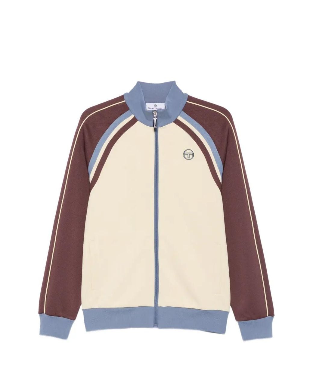 Sergio Tacchini Blue Ghibli Logo-Embroidered Track Jacket for men