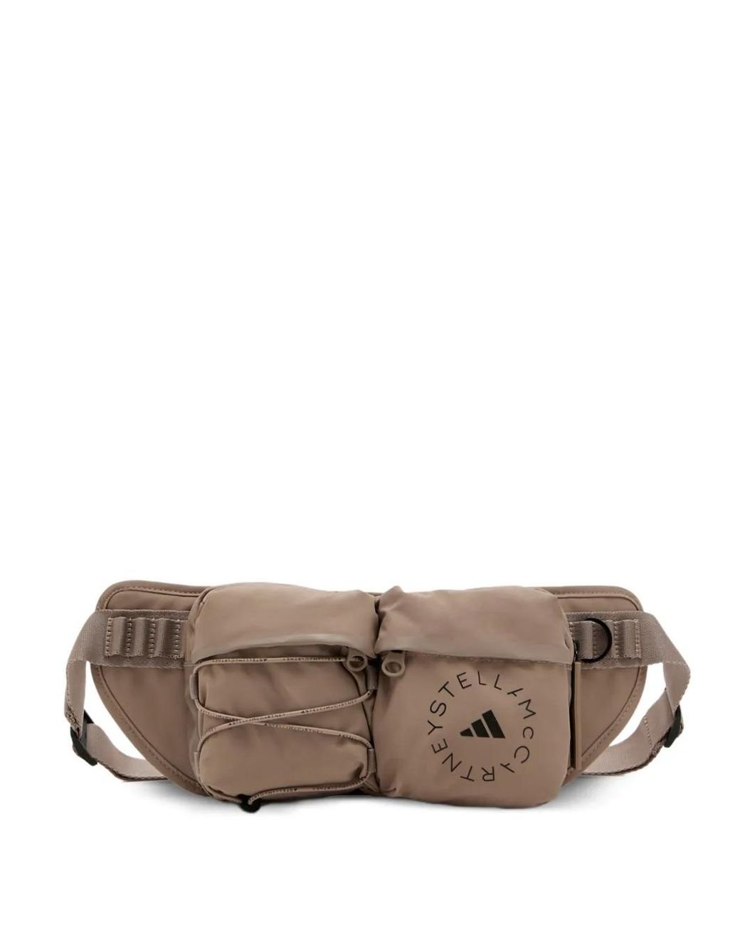 Adidas By Stella McCartney Brown Gürteltasche mit Logo