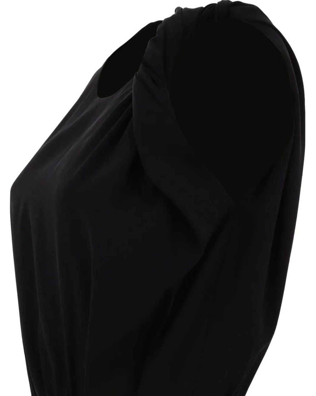 Sportmax Black "Cris" Sleeveless Torchon Dress