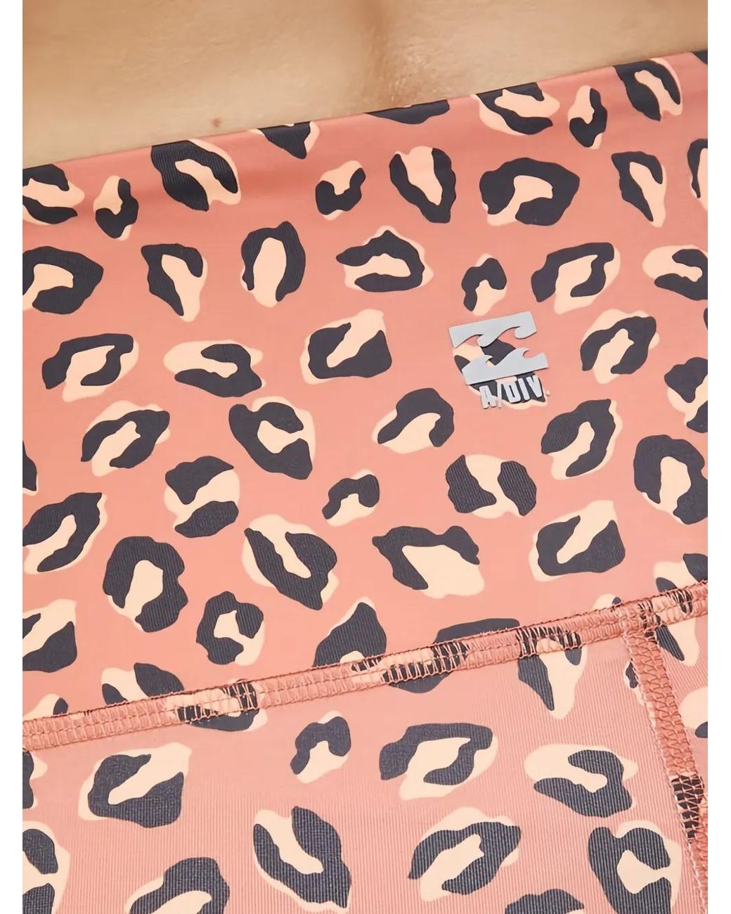 Billabong Red Leopard-Print Leggings