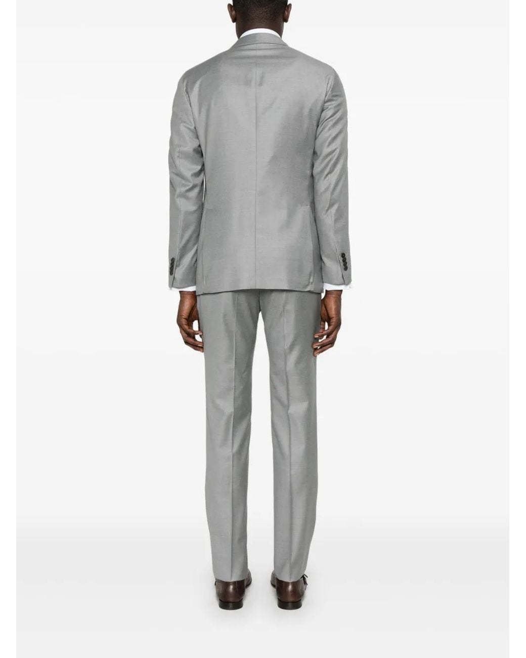 Boglioli Gray Wool Suit for men