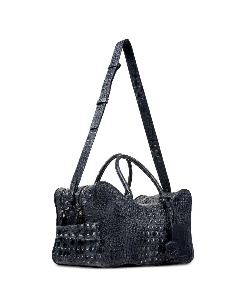 CAMPERLAB Blue Lunssi Textured Shoulder Bag for men
