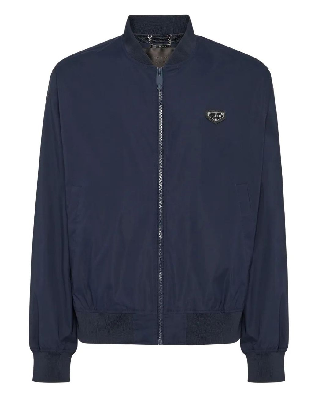 Bomber Con Zip di Philipp Plein in Blue da Uomo