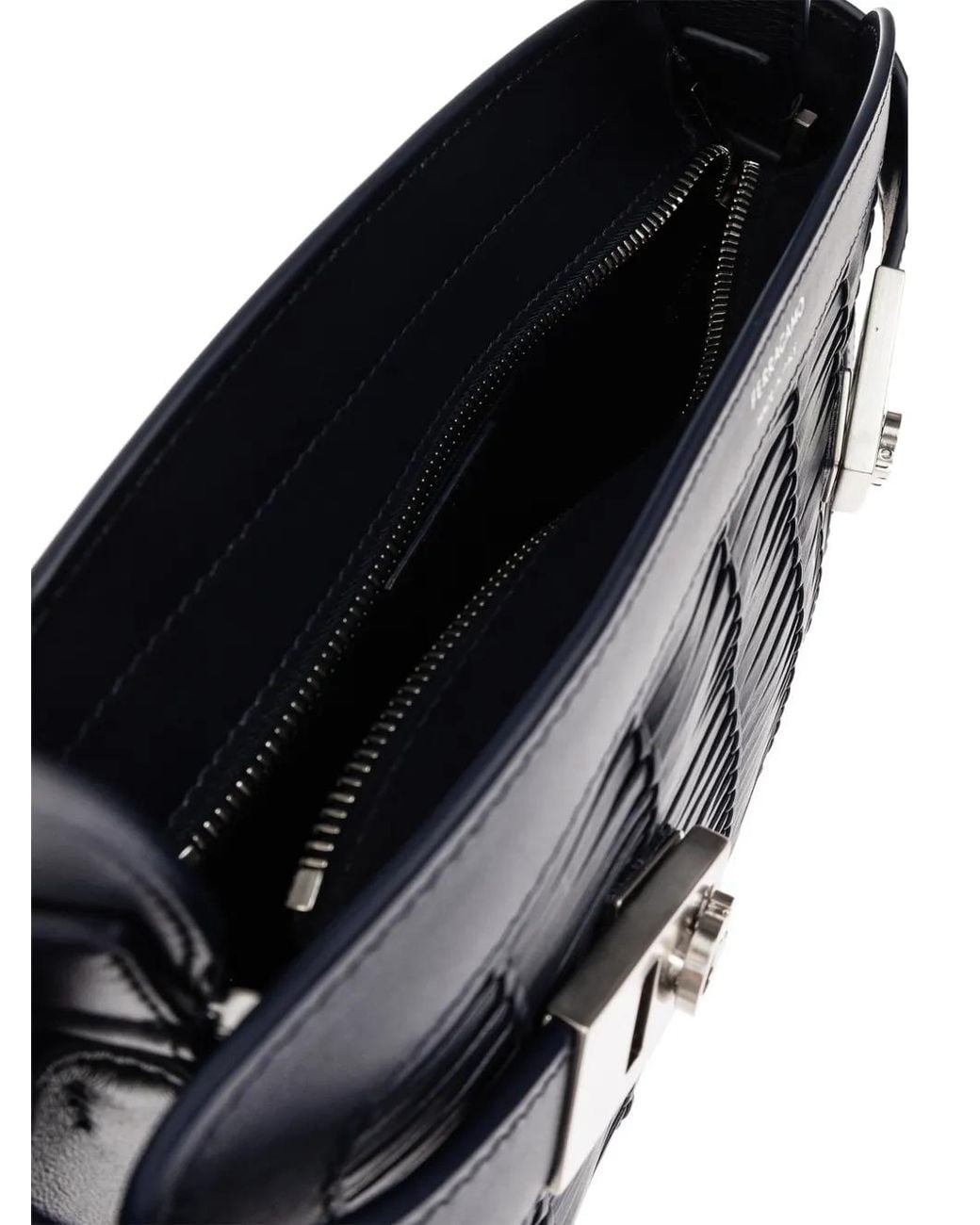 Ferragamo Blue Hug Shoulder Bag (S) for men