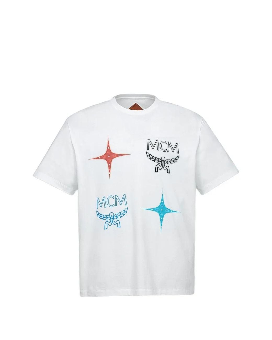 MCM White Constellation Print T-Shirt