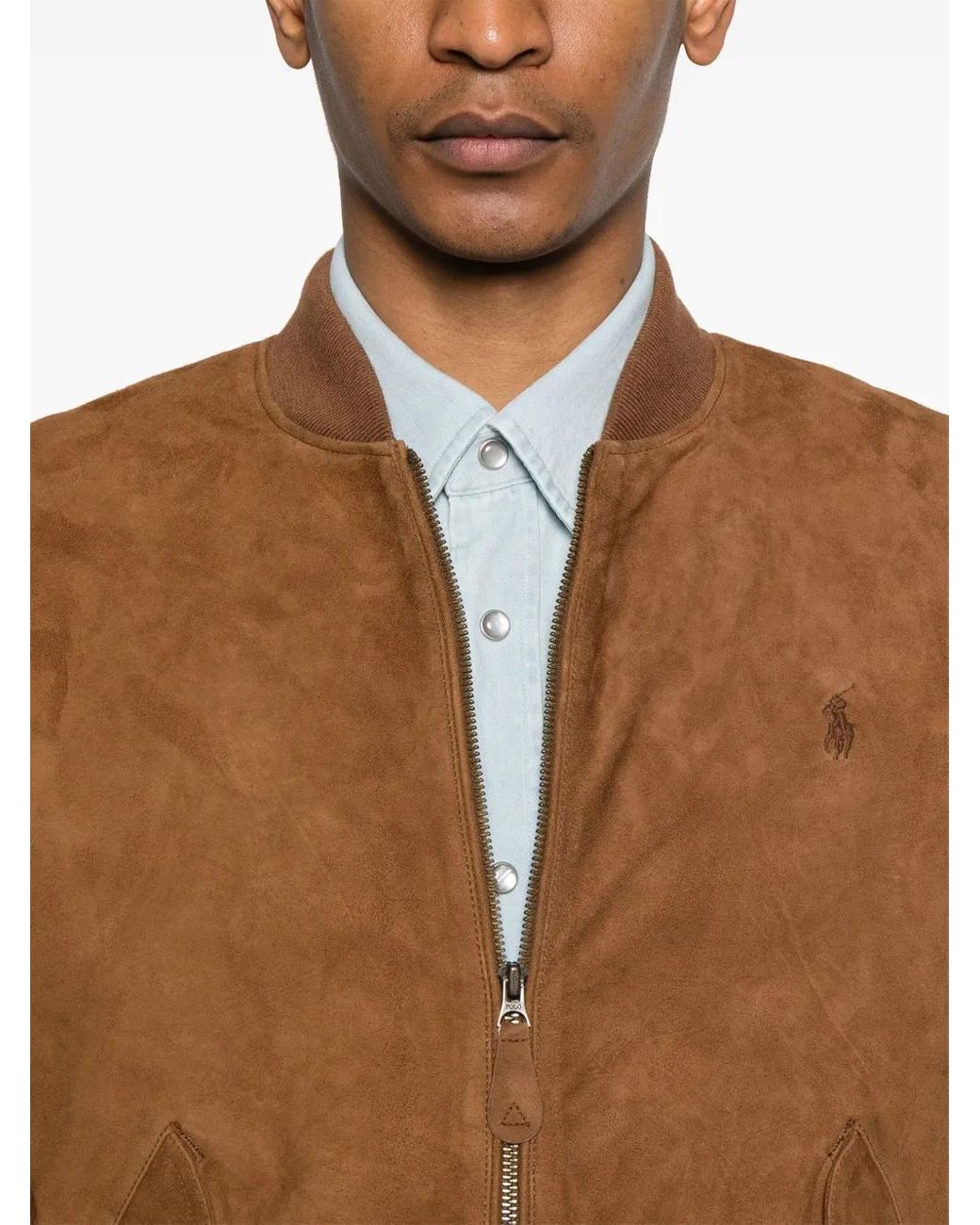 Polo Ralph Lauren Brown Polo Pony-Embroidered Jacket for men