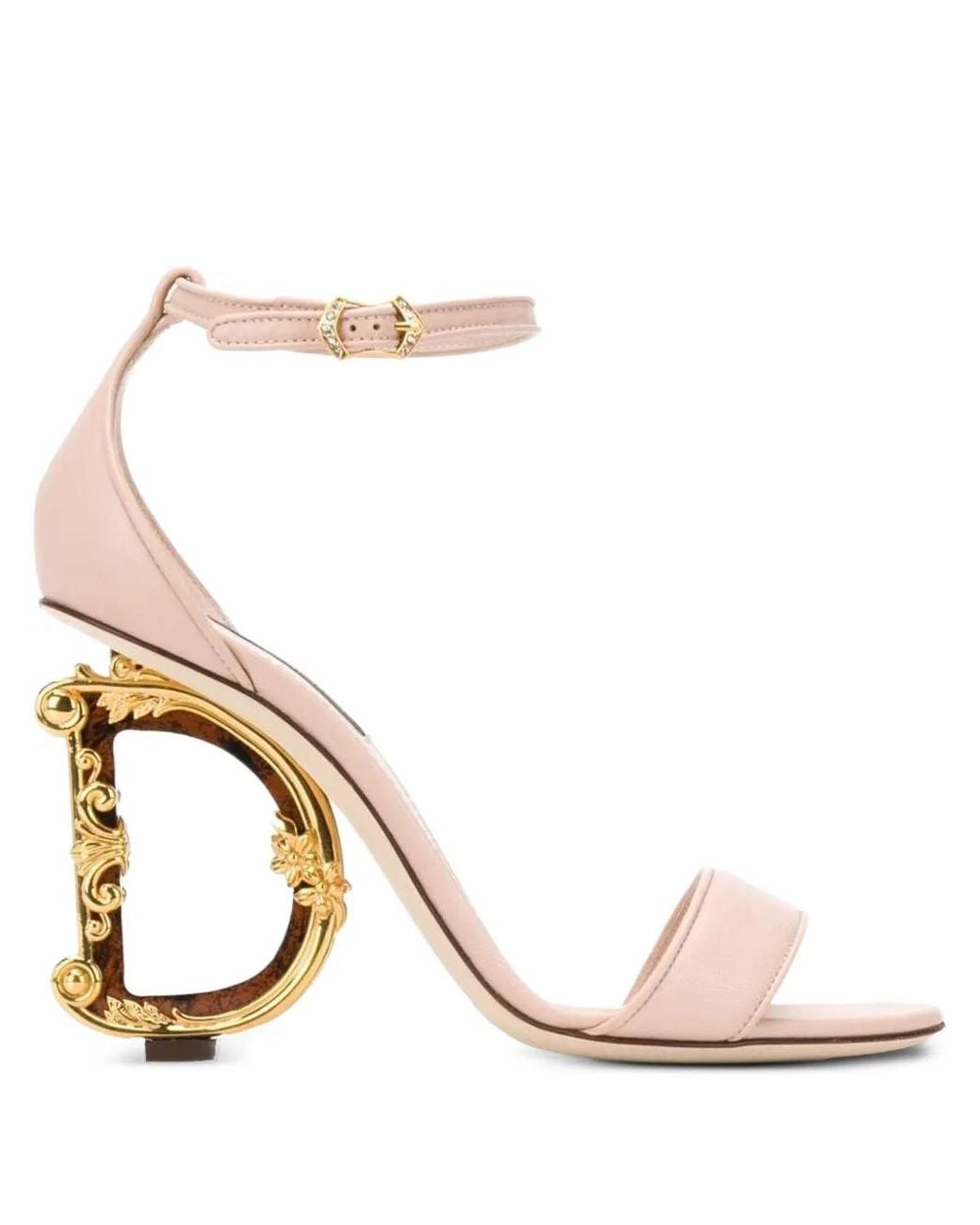 Dolce & Gabbana Natural Dg Sandals 105mm