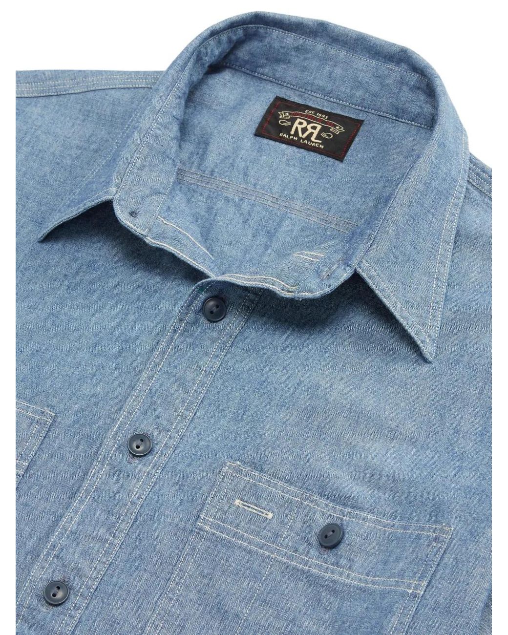 Camicia di RRL in Blue da Uomo
