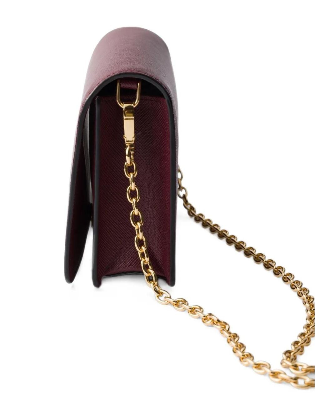 Prada Purple Saffiano Leather Mini-Bag