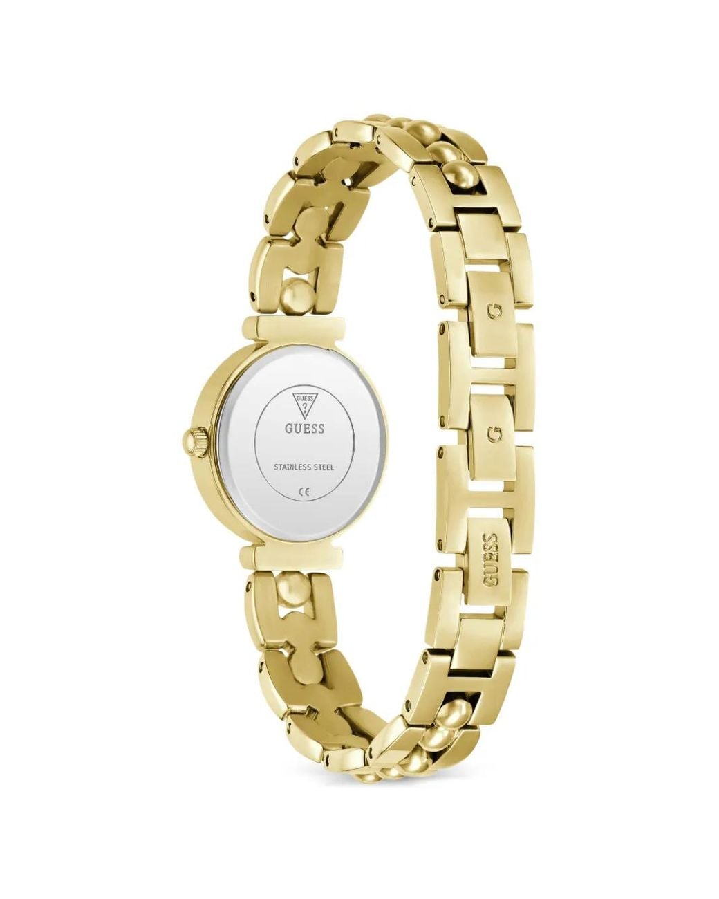 Guess Metallic Tone Analog Watch