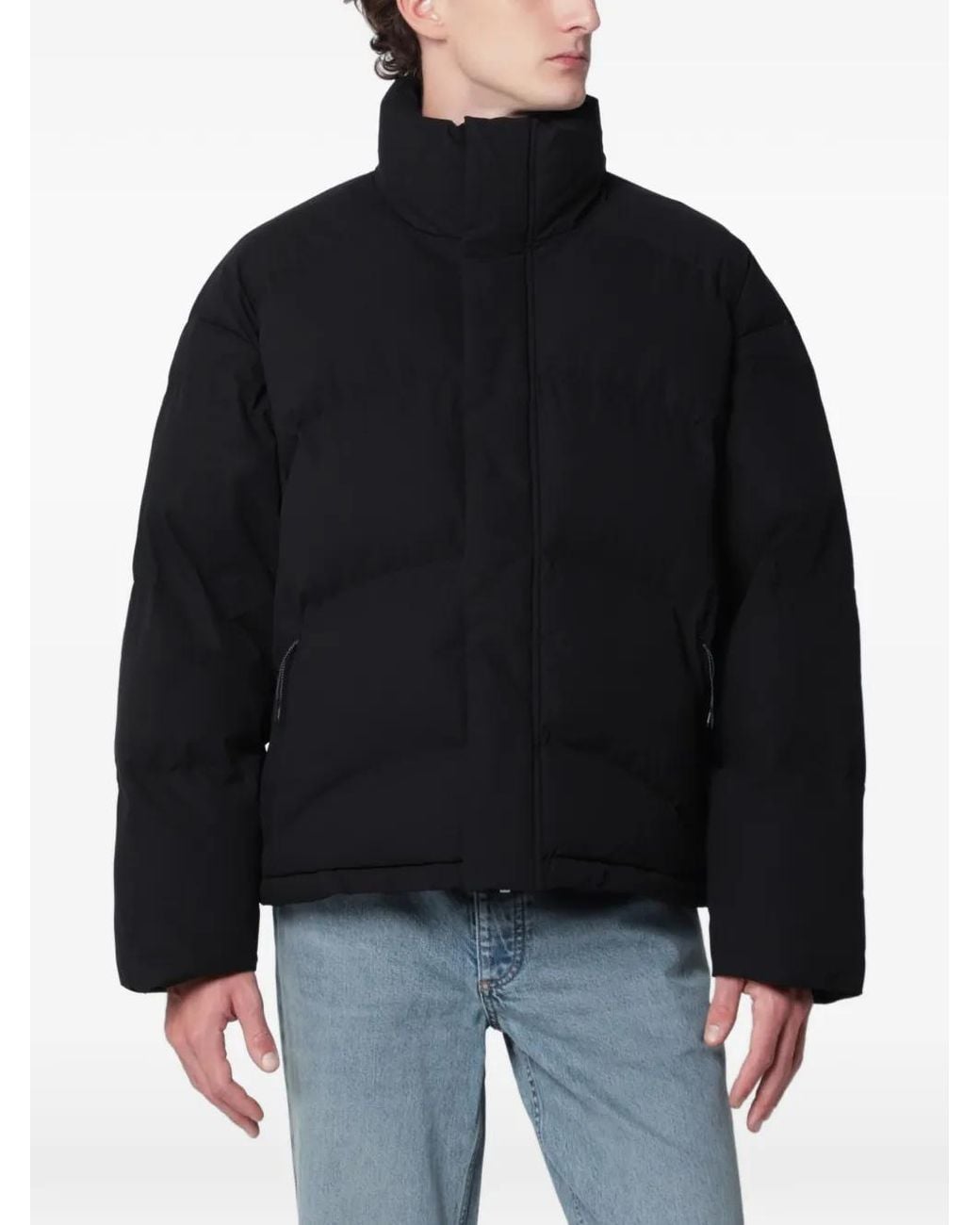 Represent Black Riot Puffer Jacket for men