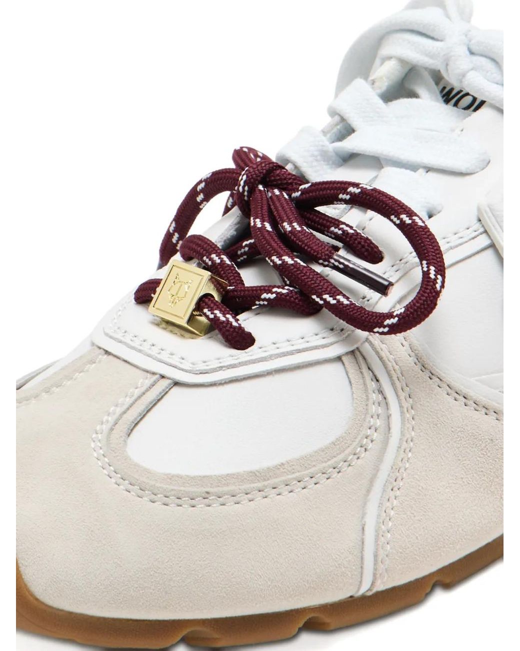 Naked Wolfe White Lace Sneakers