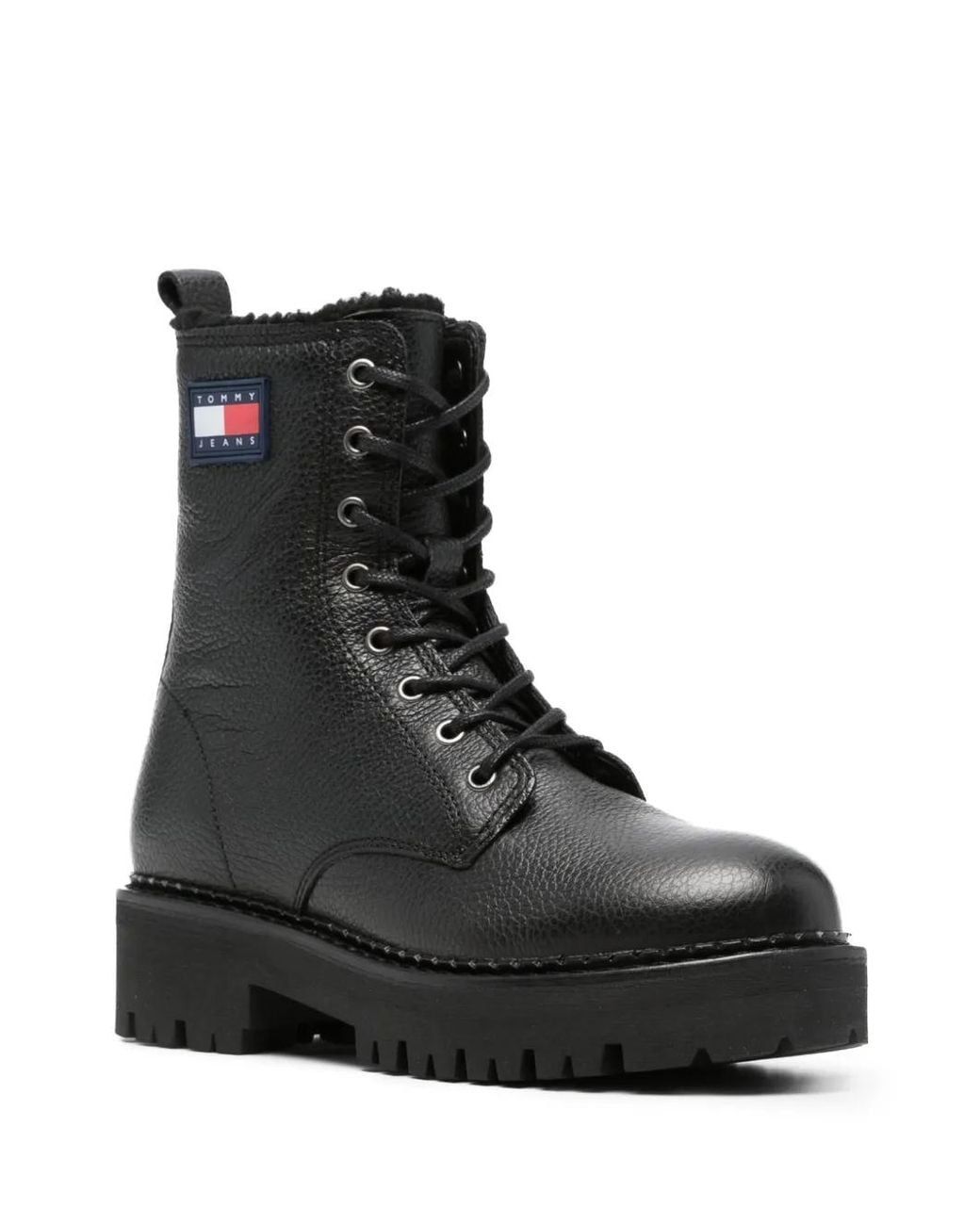 Tommy Hilfiger Black Mid Height Boots