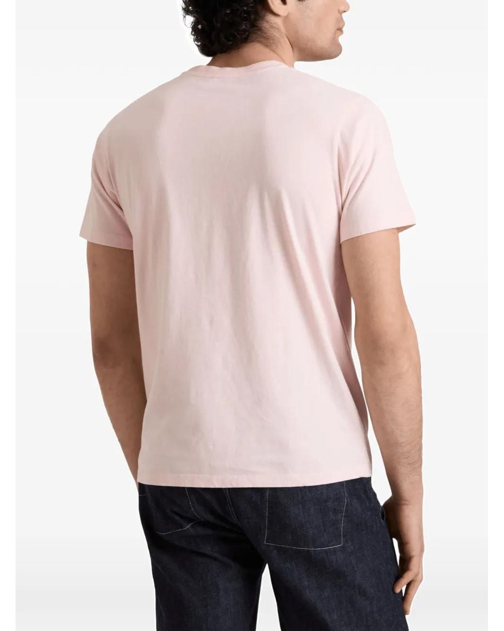 Vilebrequin Pink Partisol Cotton T-Shirt for men