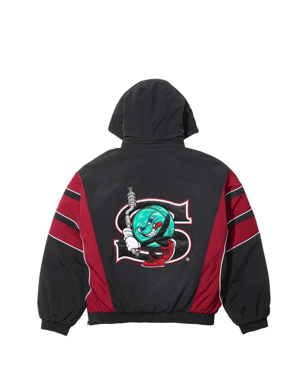 Supreme Red Veste Salem À Col Zippé for men