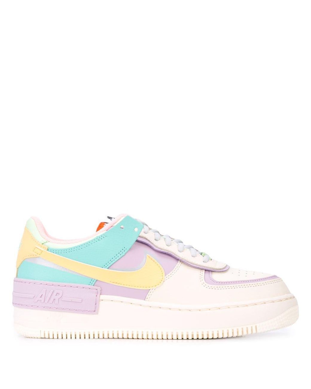 Nike Af1 Shadow pale Ivory/pastel Multicolor Sneakers in White