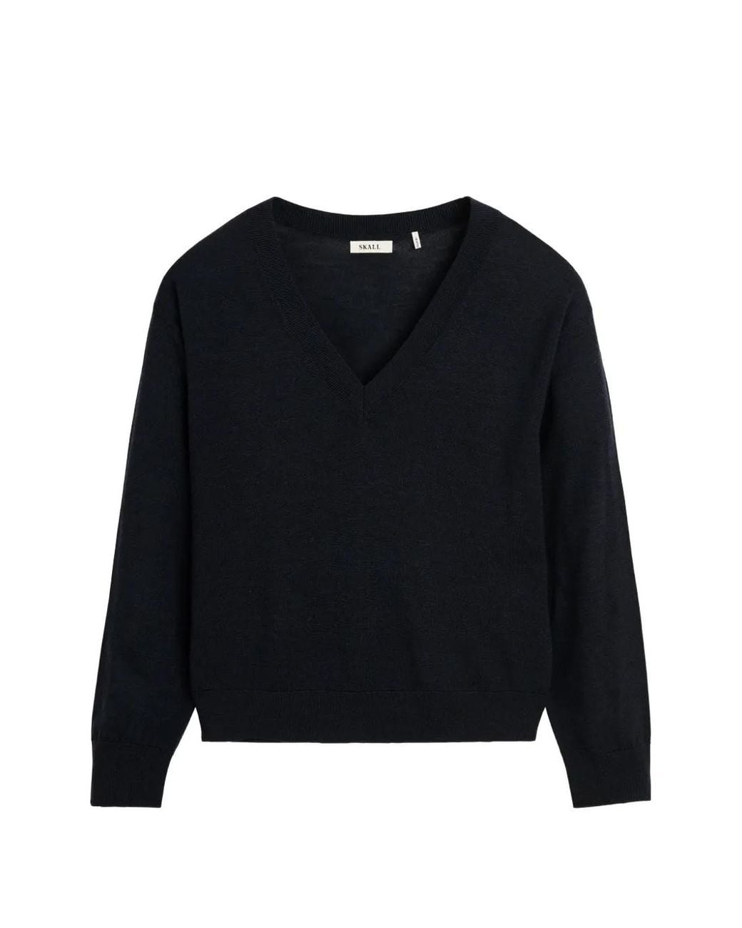 Skall Studio Black Amethyst V-Neck Sweater
