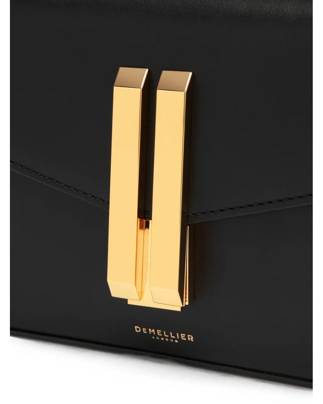 DeMellier London Black Vancouver Leather Tote Bag