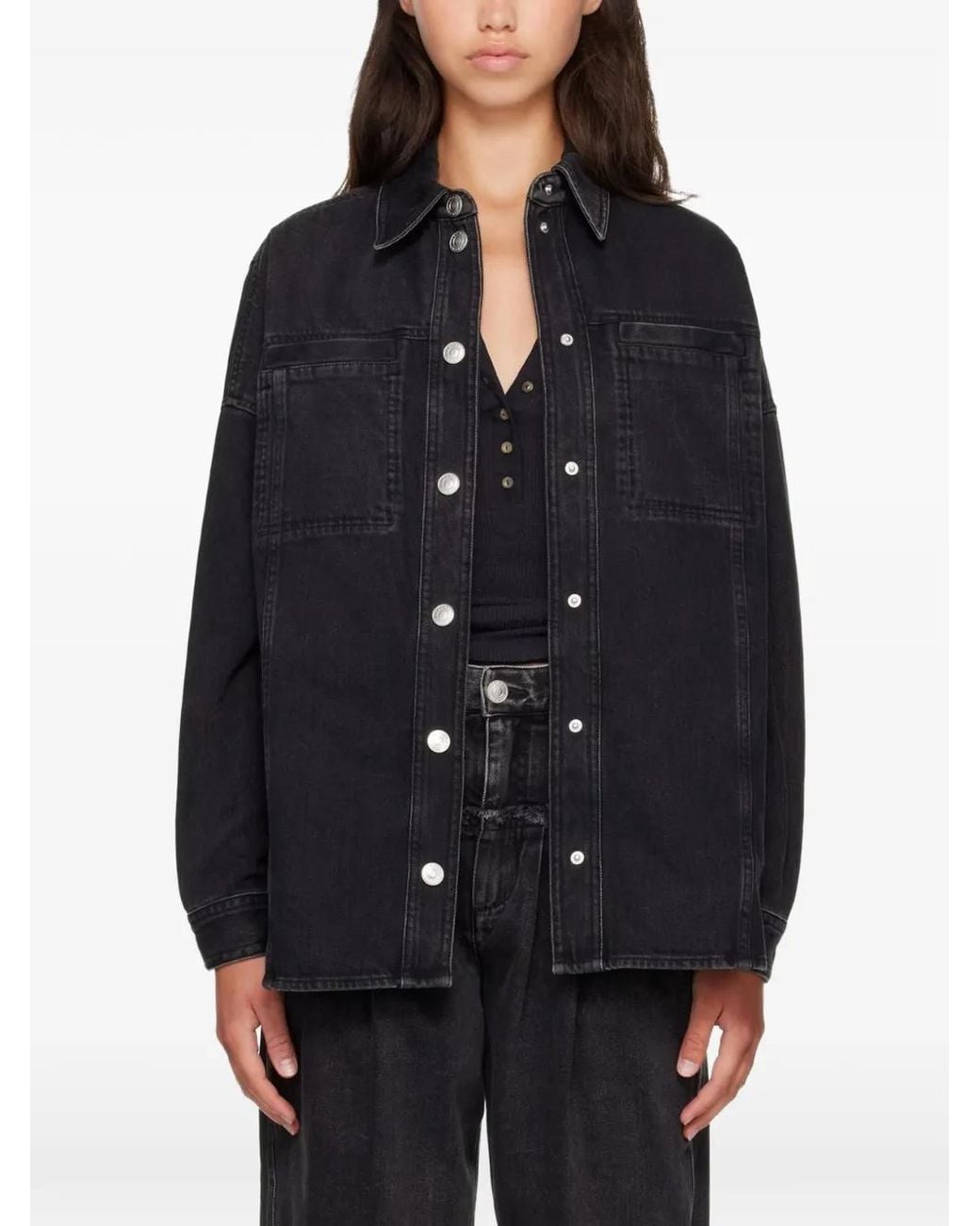 Isabel Marant Blue Imana Button-Up Shirt