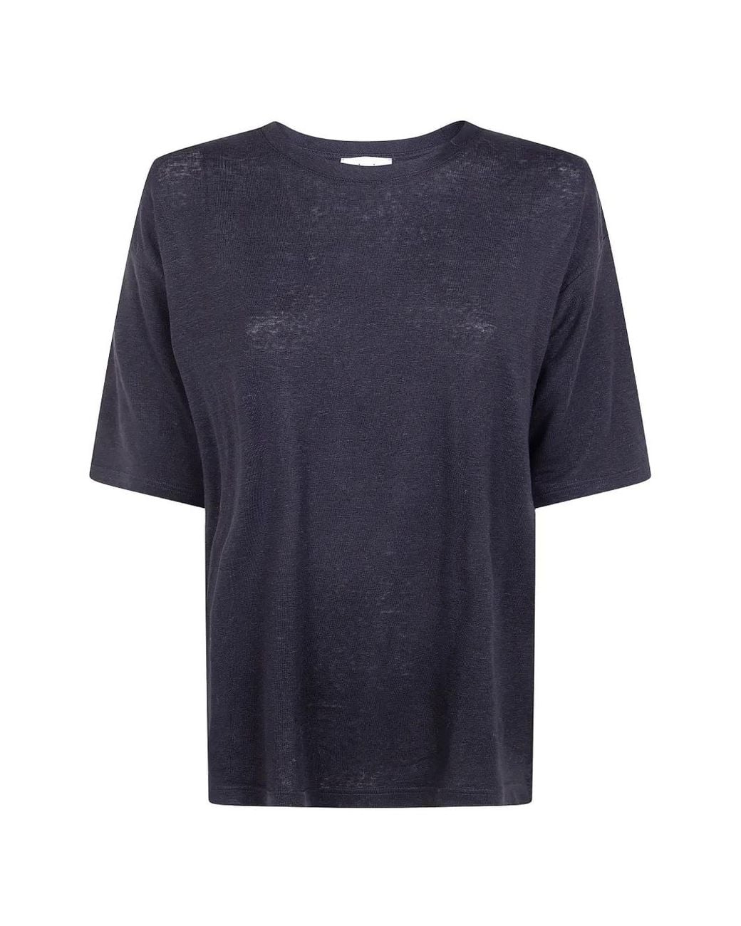 Ma'ry'ya Blue Linen T-Shirt