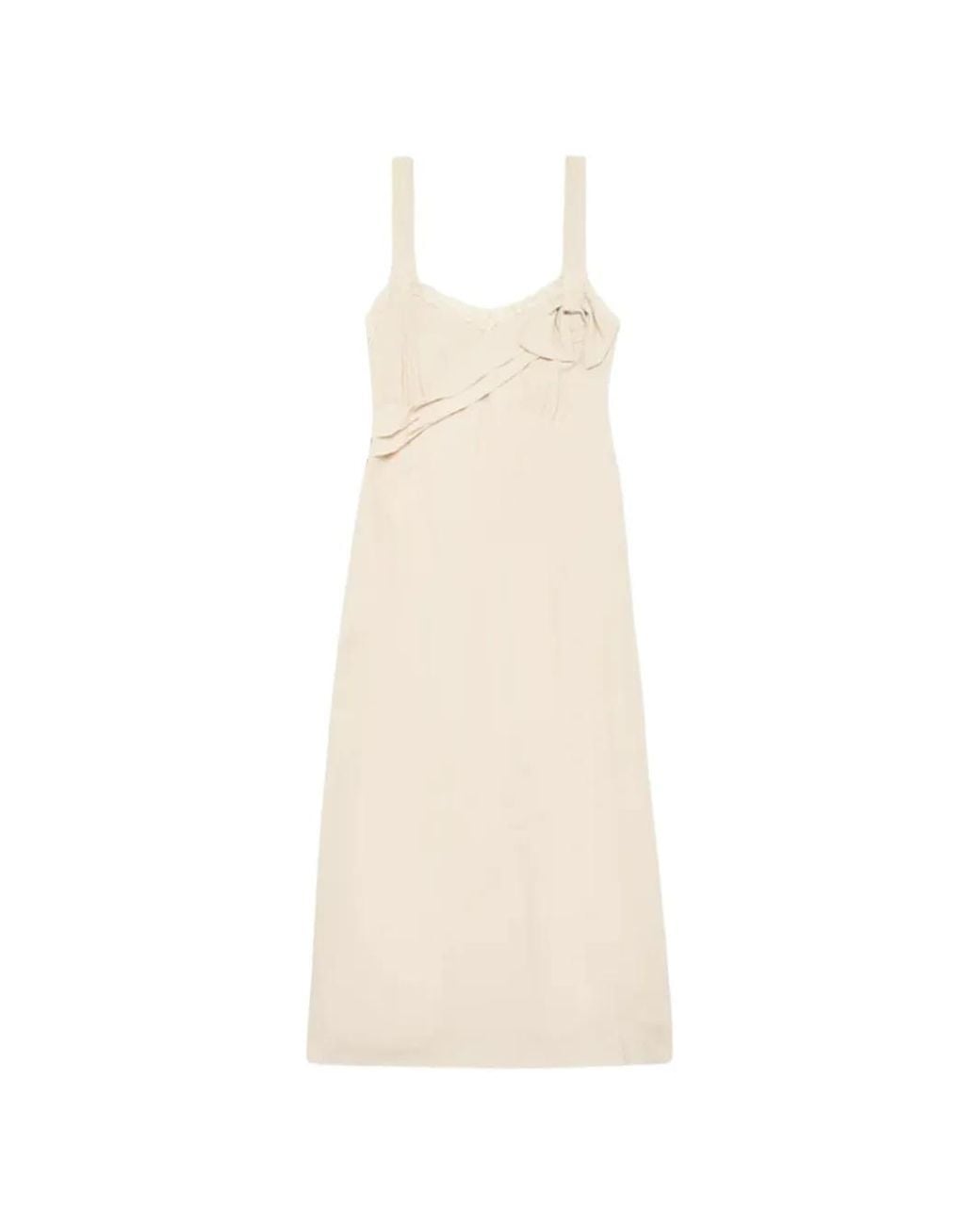 Simone Rocha White Floral-Appliqué Dress