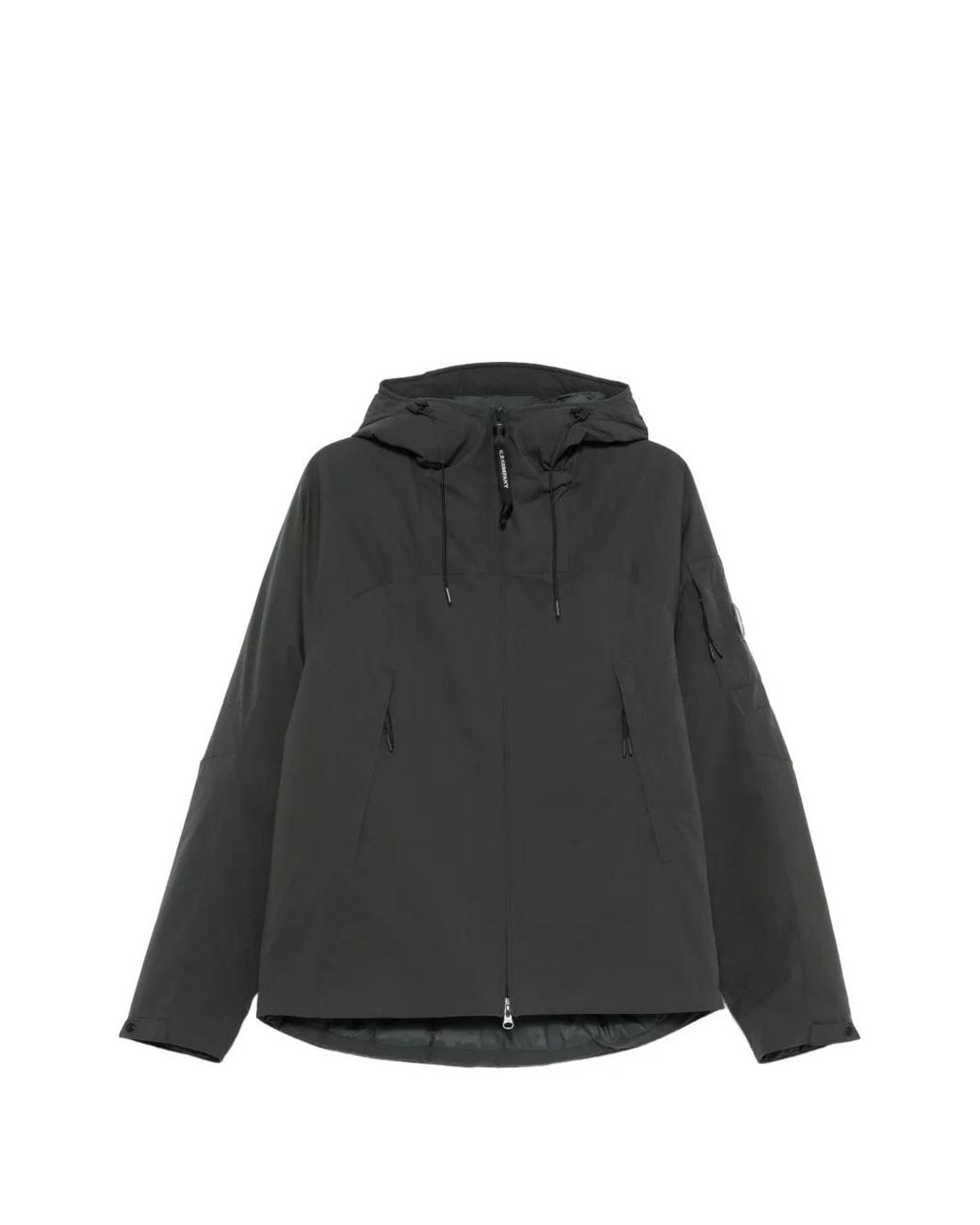 C P Company Black Pro-Tek Primaloft Lens Jacket for men