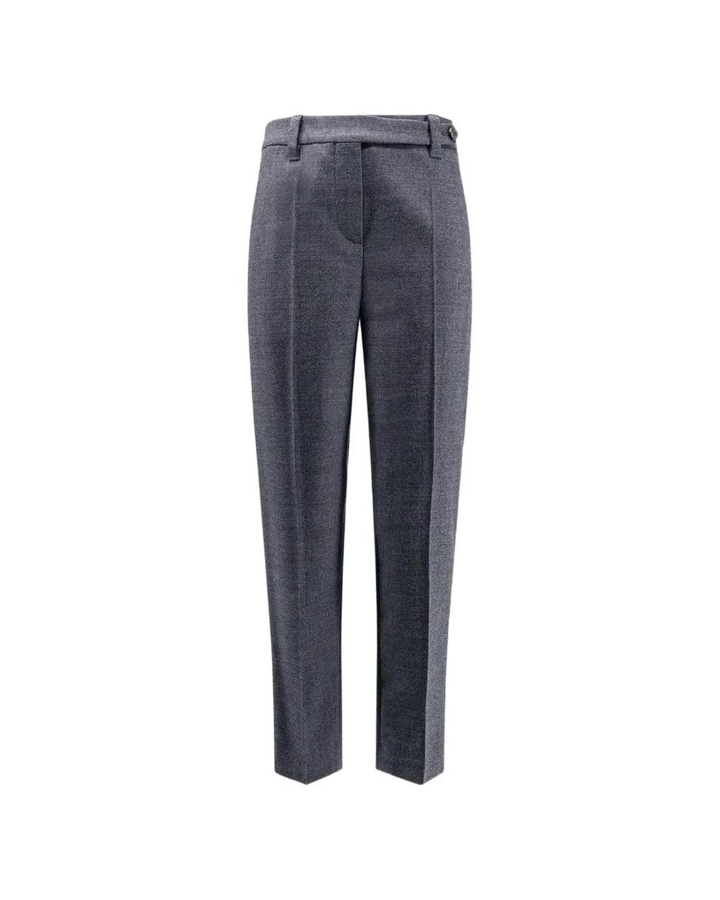 Brunello Cucinelli Blue Tailored Trousers