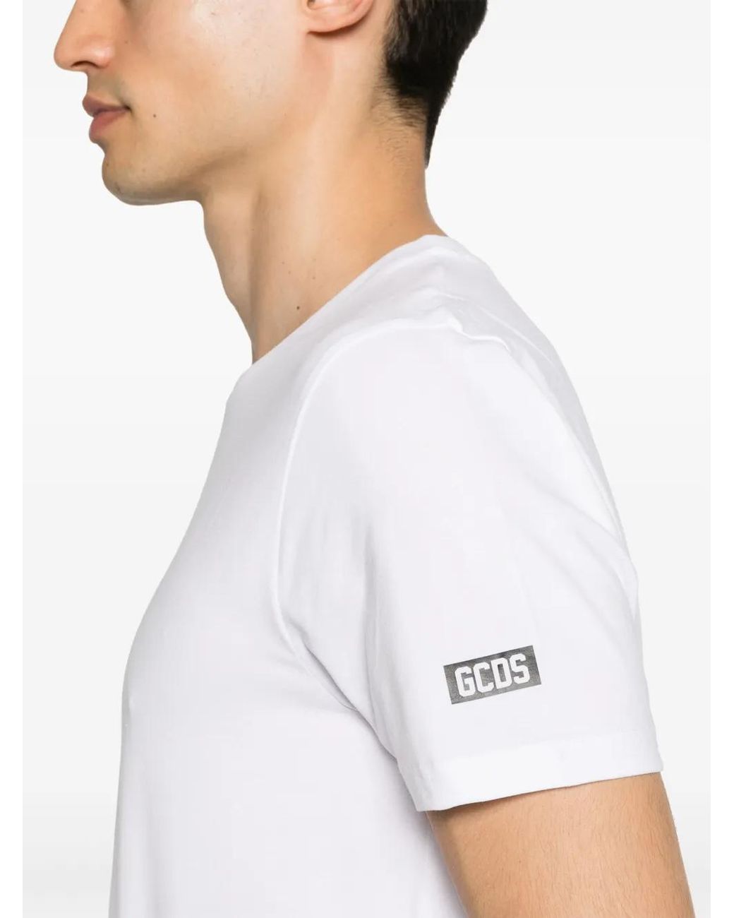 Camiseta Essential Gcds de hombre de color White