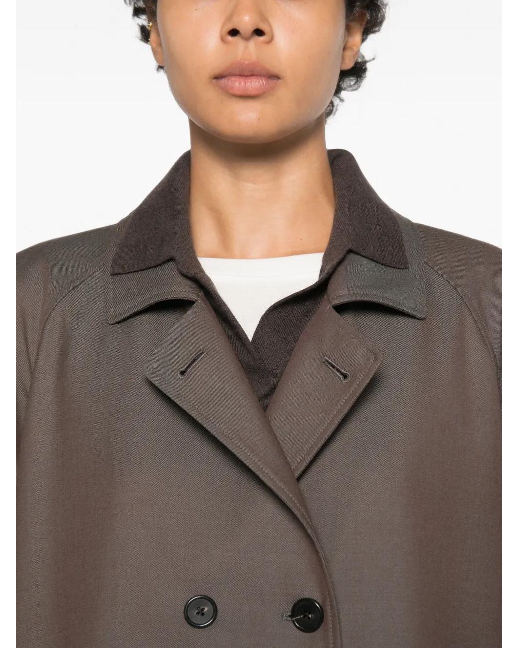 The Row Gray Emma Coat