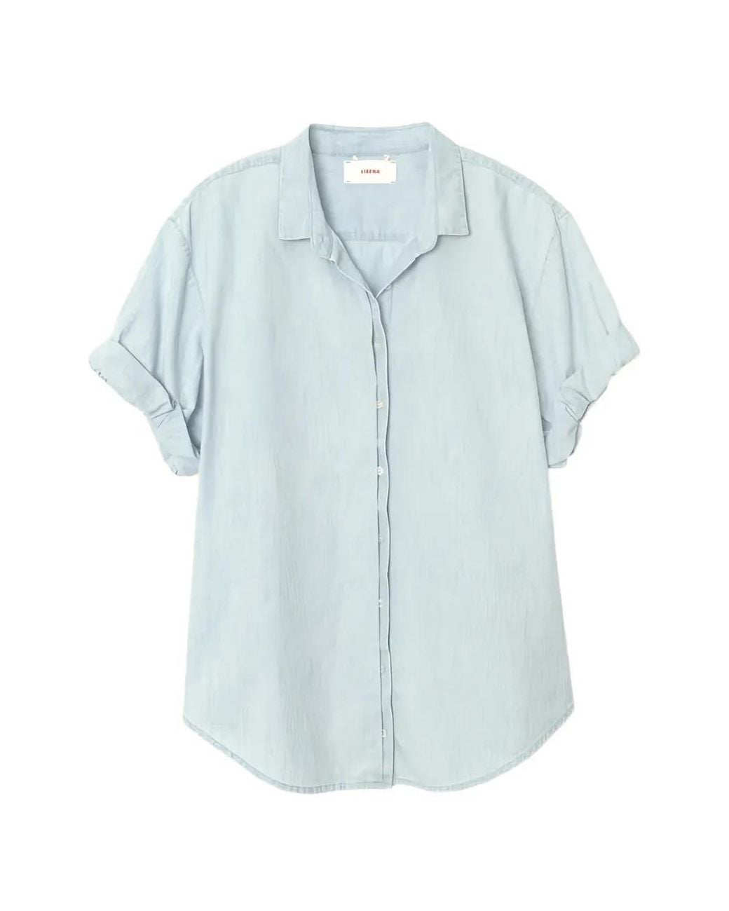 Xirena Blue Channing Cotton Shirt
