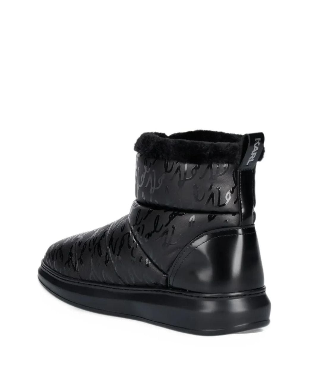Karl Lagerfeld Black Kapri Ankle Boots