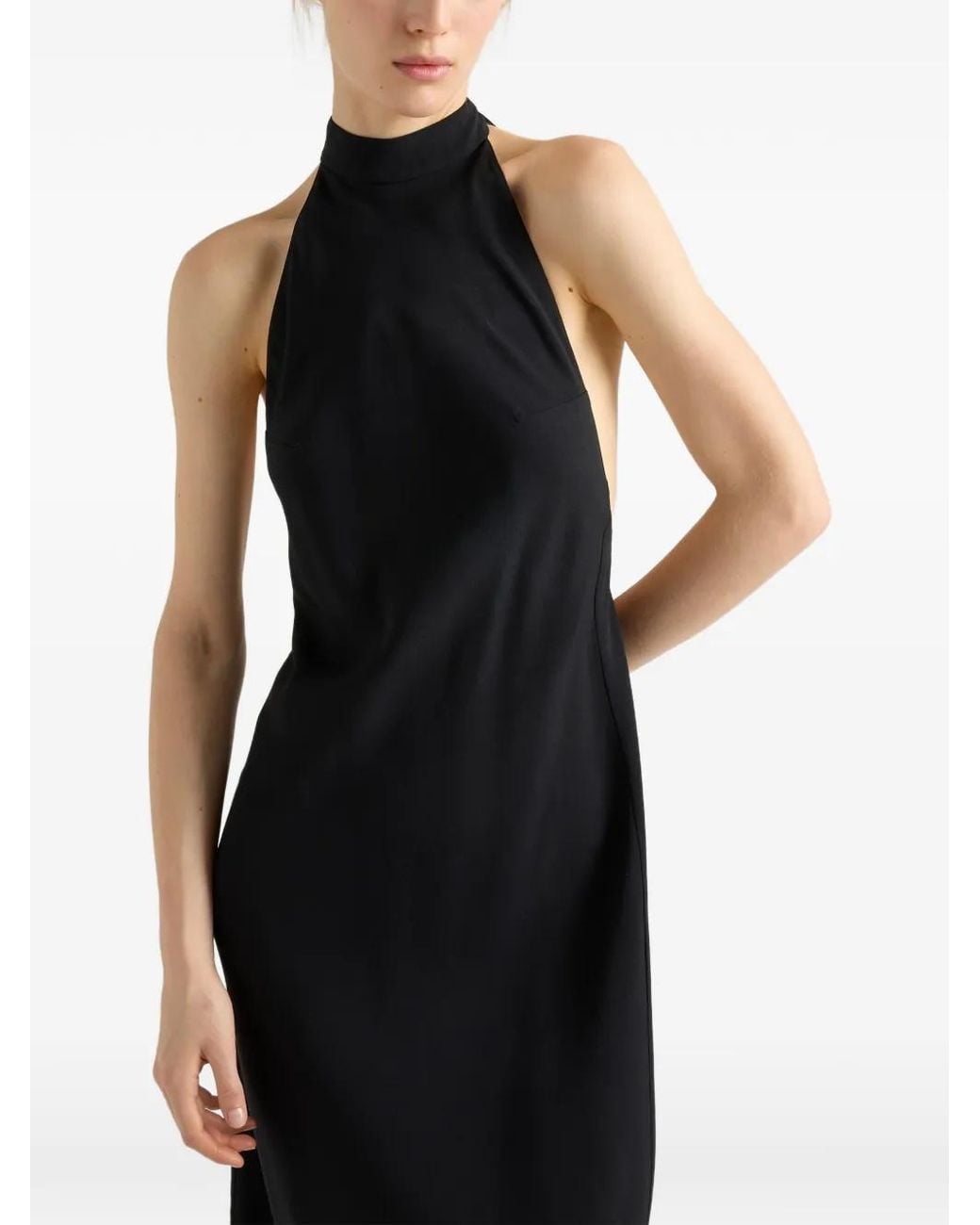 Prada Black Sablé Dress