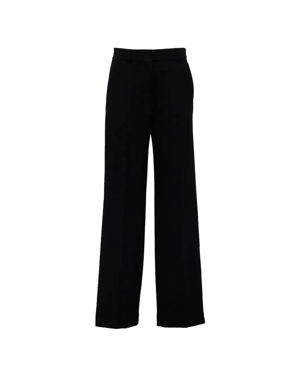 Max Mara Black Euforia Micropiquet Trousers