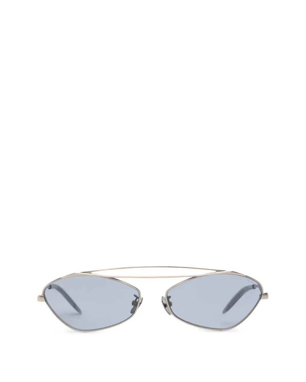MYT White Lunettes De Soleil Lmp À Monture Papillon